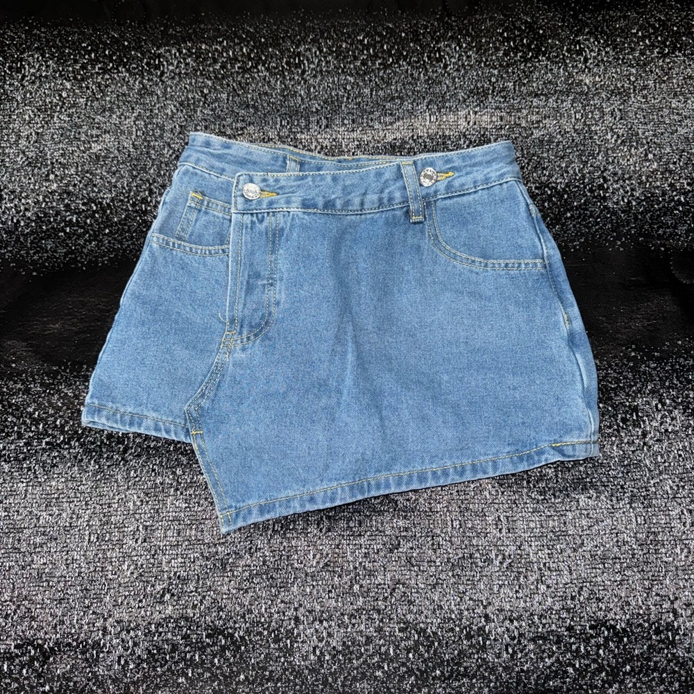 Denim Skort
